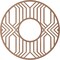 Ekena Millwork Empire Wood Fretwork Pierced Ceiling Medallion, Wood (Paint Grade), 28"OD x 10 1/4"ID x 3/8"T CMWP28X28X0375EPMF - alternate 2